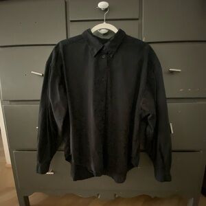 Jesse Kamm Rare HTF Black Alberta Shirt XS/S